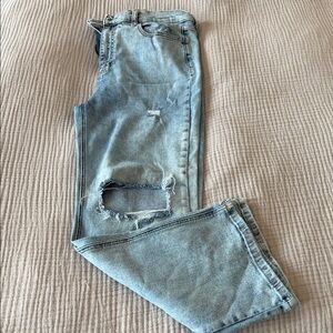 Altar'd State Light Blue Straight Leg Jeans